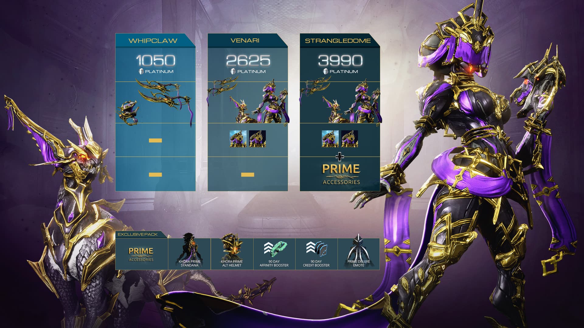 Warframe: Khora Prime Access - Accessories Pack