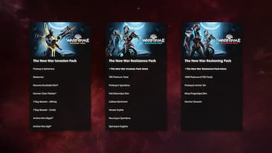 Warframe: The New War Invasion Pack