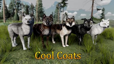 WolfQuest: Anniversary - Yellowstone Wolf Coat Pack