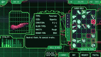 Space Warlord Organ Trading Simulator Price Comparison