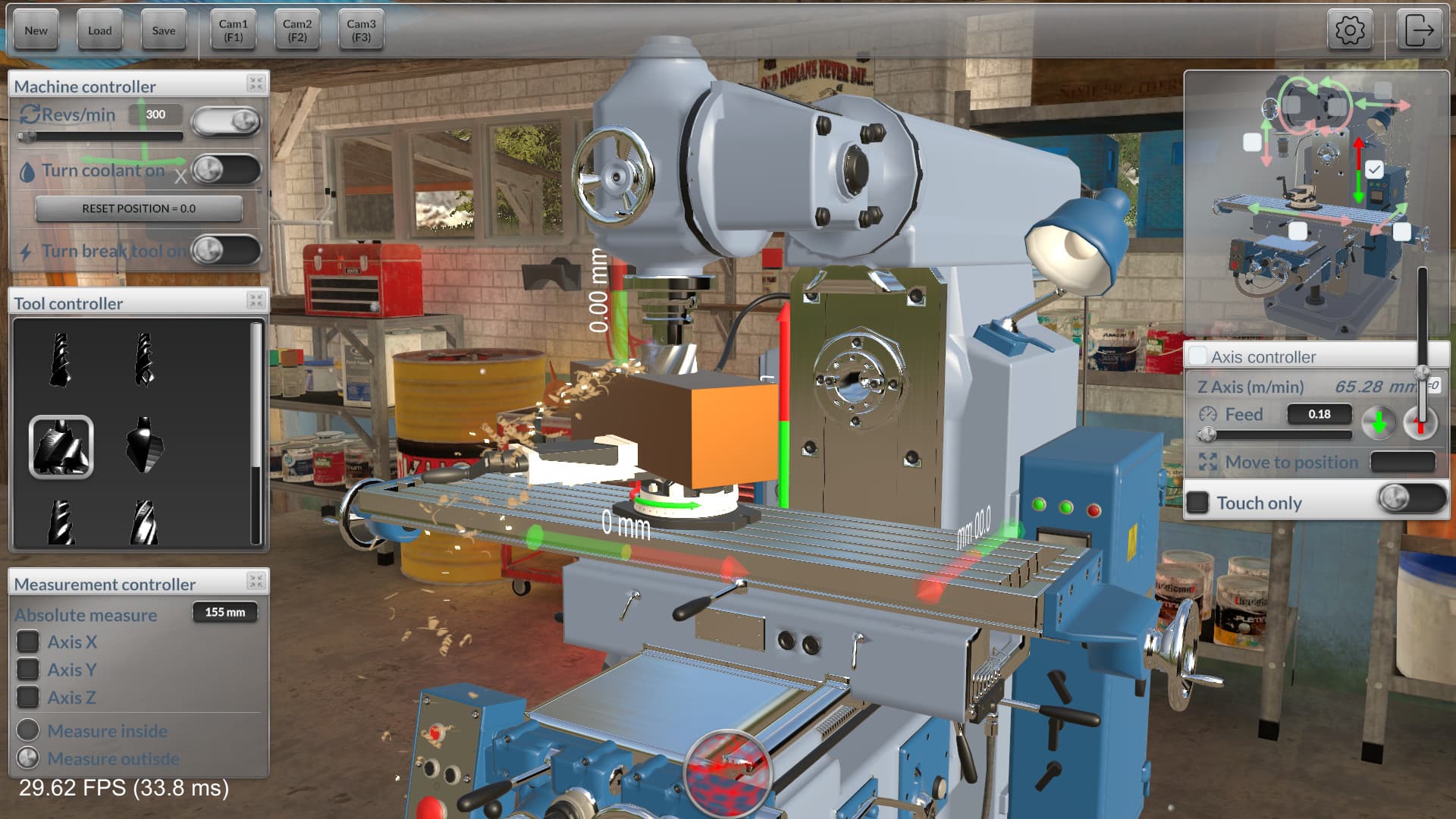 Milling machine 3D