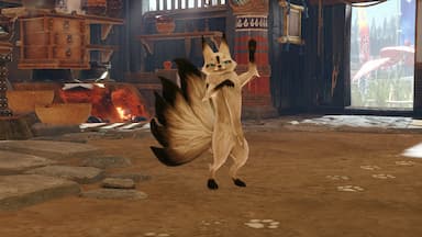 MONSTER HUNTER RISE - &quot;Nine Tails&quot; Palico layered armor set