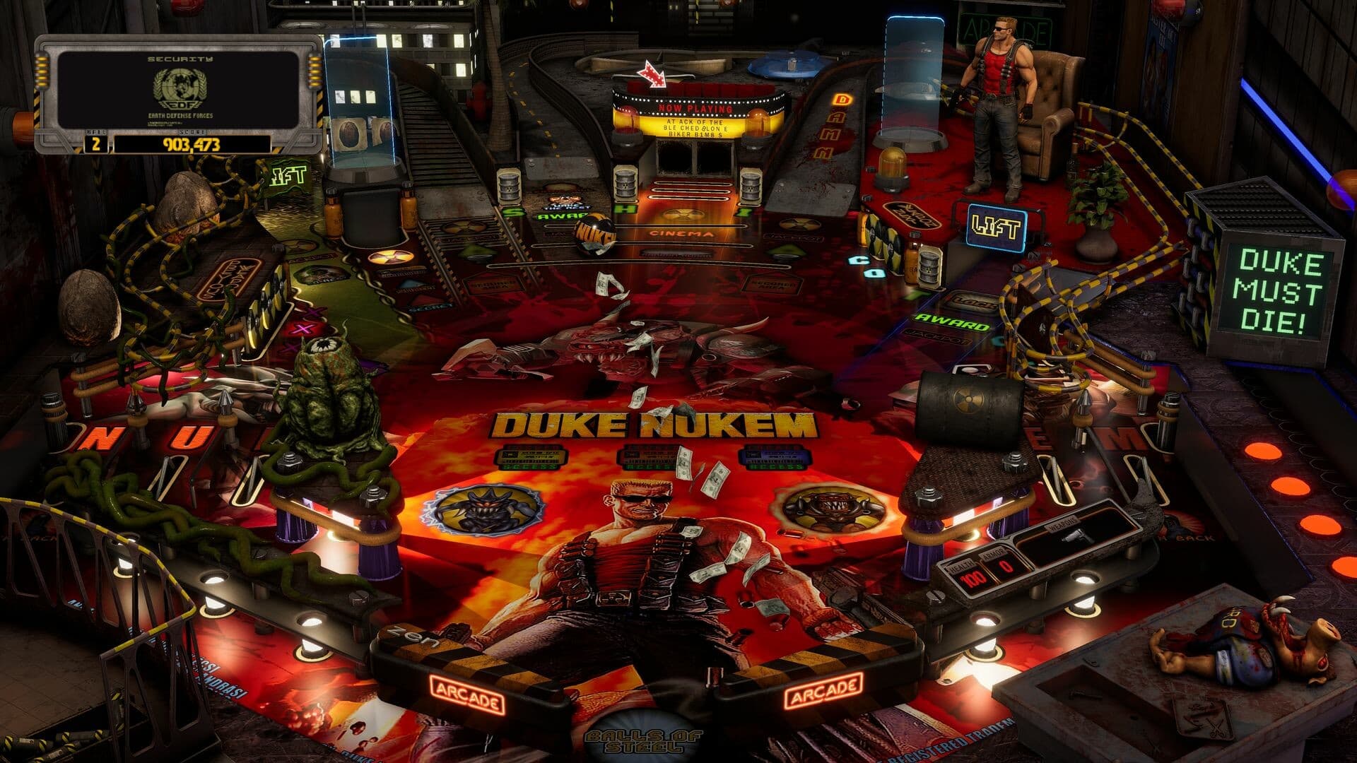 Pinball M - Duke Nukem's Big Shot Pinball