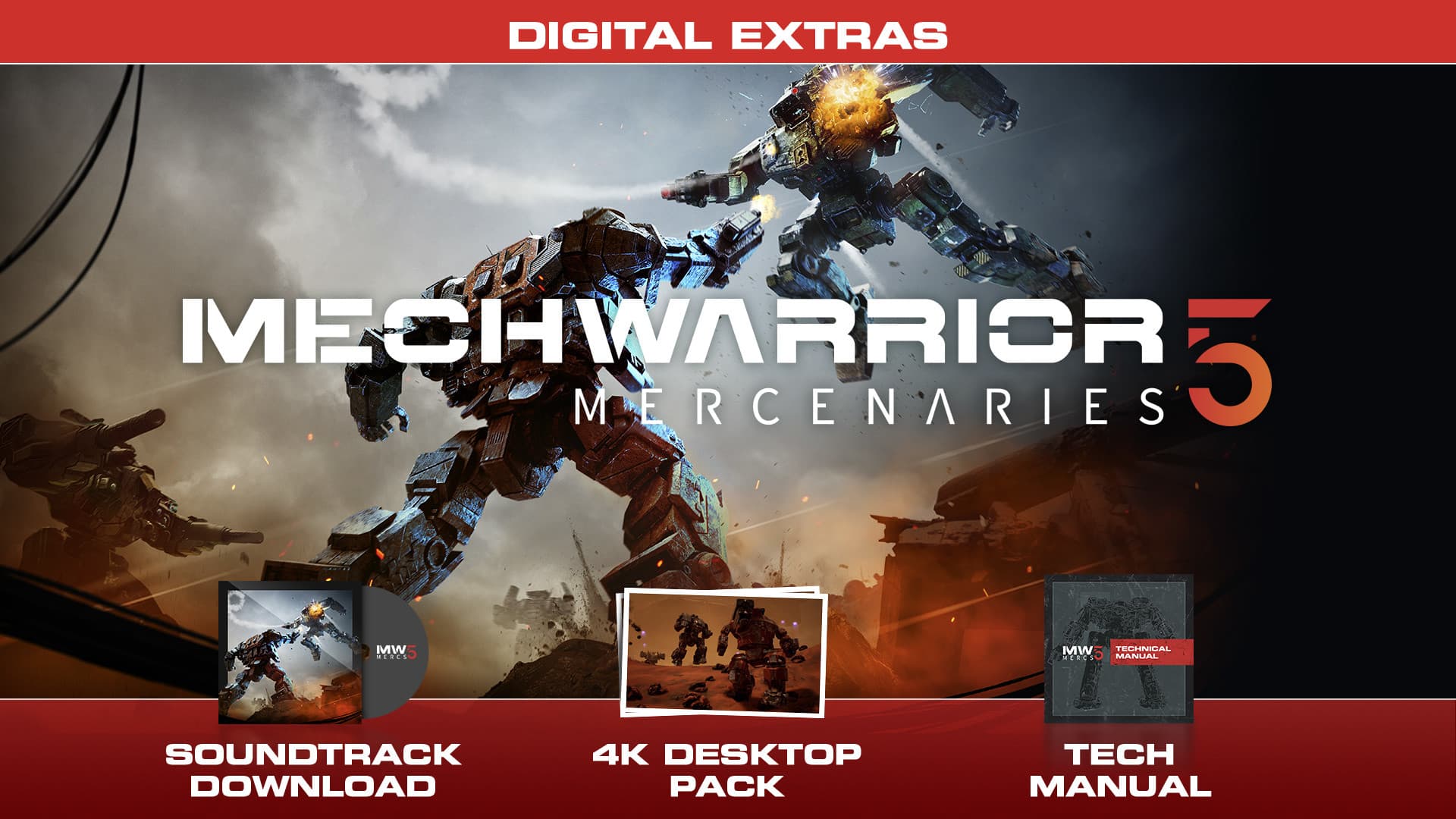 MechWarrior 5: Mercenaries - Digital Extras Content