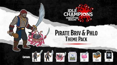 Idle Champions - Pirate Briv &amp; Phlo Theme Pack