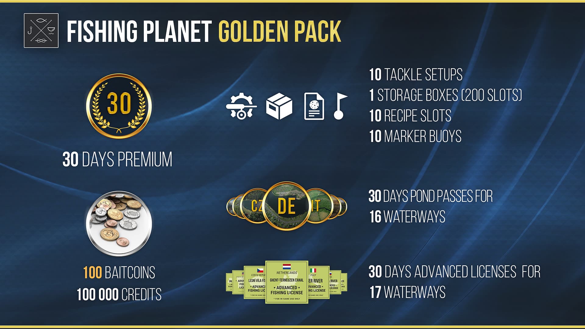 Fishing Planet: Golden Pack