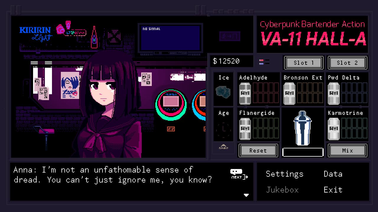 VA-11 Hall-A: Cyberpunk Bartender Action