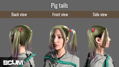 SCUM Female Hair Pack