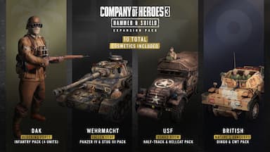 Company of Heroes 3: Hammer &amp; Shield Expansion Pack CD Key Prices for PC