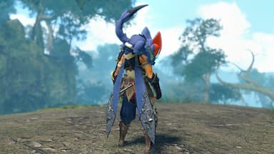 Monster Hunter Rise - &quot;Stuffed Nargacuga&quot; Hunter layered weapon (Long Sword)